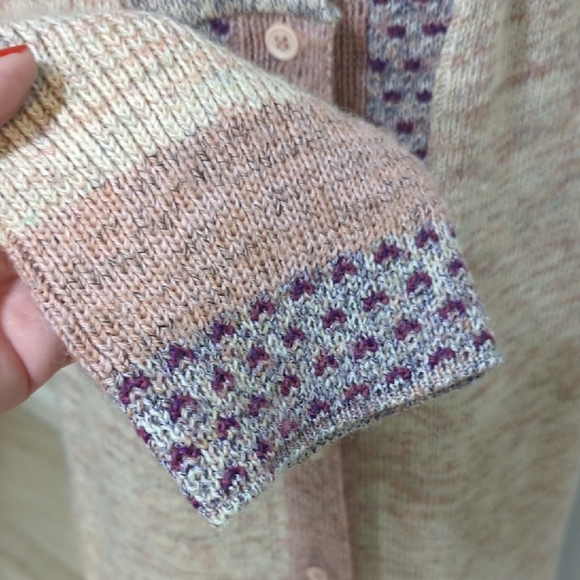 Women's Multicolor Maxi Cardigan - Picture 5 of 13